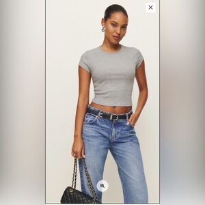 Reformation Muse Crop Tee